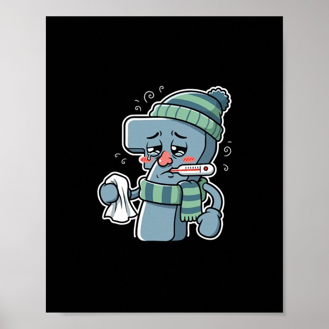 Poster Funny Sick Seven Costume 7  (Frente)