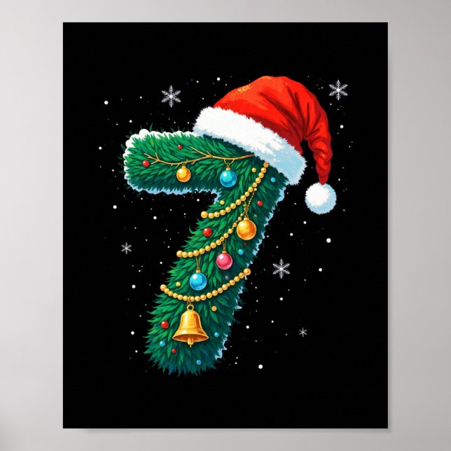 Poster Funny Six Seven 6 7 Meme Design Couples Christmas  (Frente)