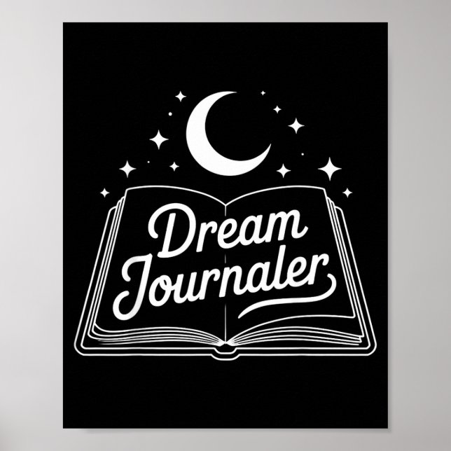 Poster Funny Sleep Hygiene Dream Journaling Status Symbol (Frente)