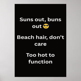 Poster Funny Summer T-Shirt Slogans 2026 Trending Beach H