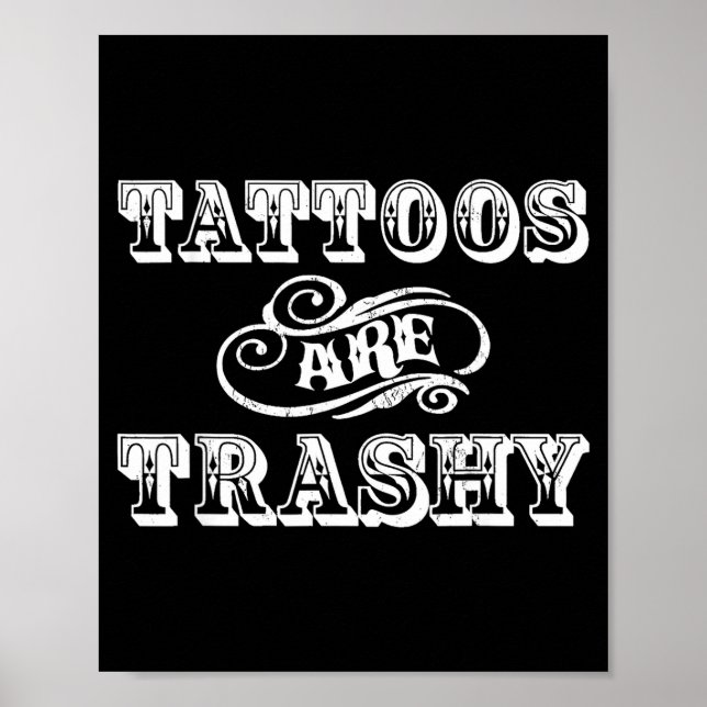 Poster Funny Tattoo Quote Design For Gift  (Frente)
