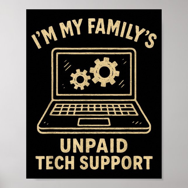 Poster Funny Tech Lover Graphic Tee Computer Geek Nerd En (Frente)