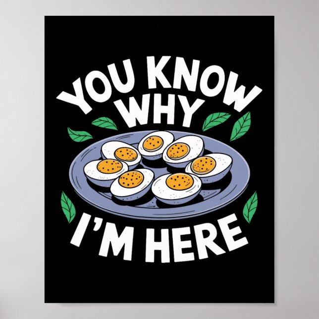 Poster Funny Thanksgiving Dinner You Know Why I'm Here Re (Frente)