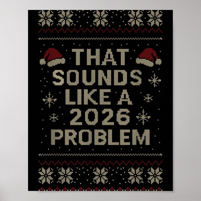 Poster Funny That Sounds Like A 2026 Problem Hr Office Ug (Frente)