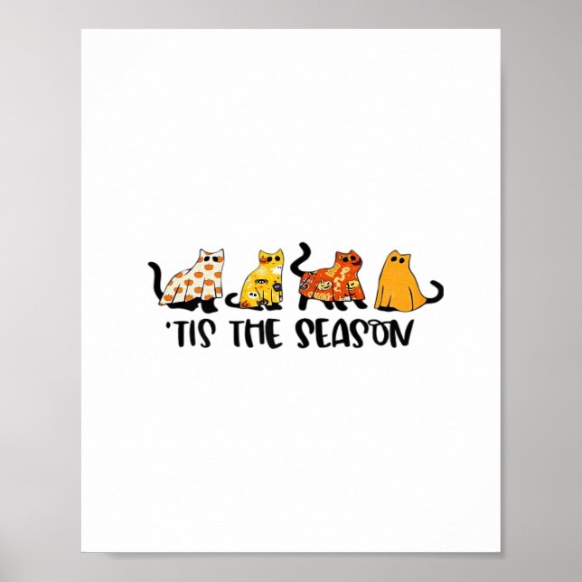 Poster Funny Tis The Season Spooky Halloween Costume (Frente)