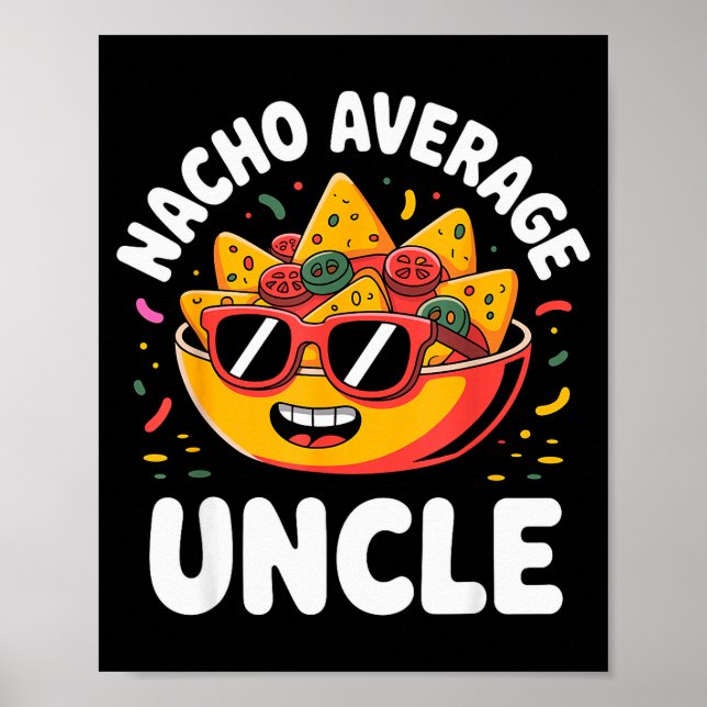 Poster Funny Uncle Design For Uncle Men First Time Uncle  (Frente)