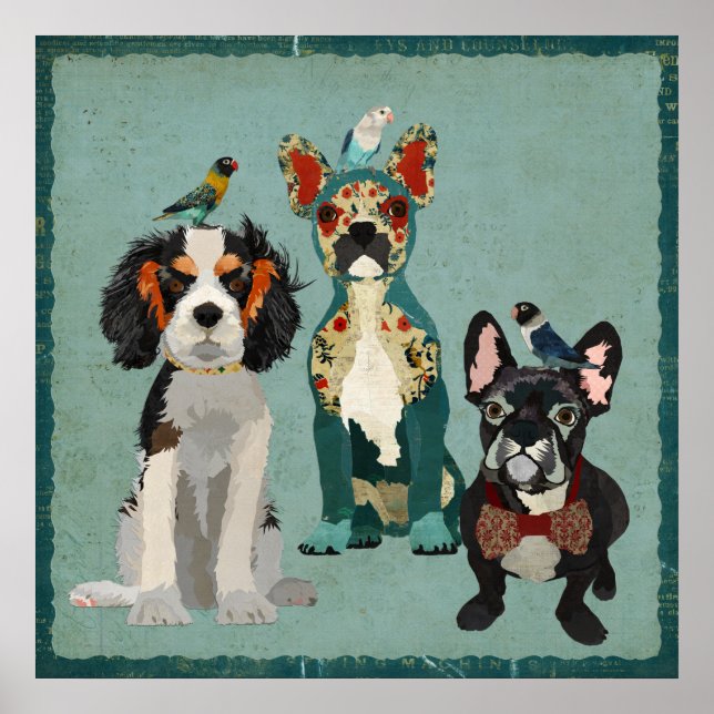 Pôster FUR & FEATHERS Art (Frente)