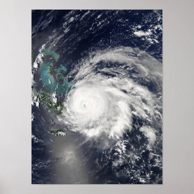 Pôster Furacão Ike sobre Cuba, Hispaniola (Frente)