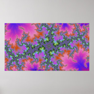 Pôster Furacão Mandelbrina