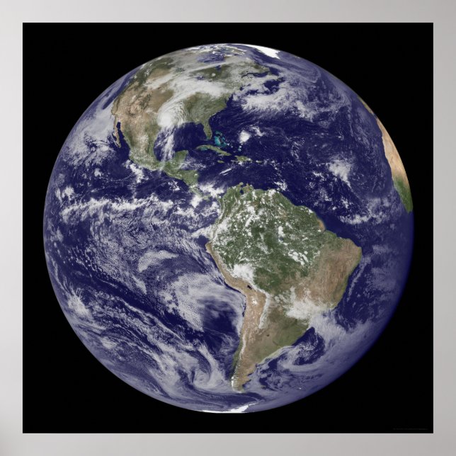 Poster Furacão terrestre Ike 52x52 (40x40) (Frente)