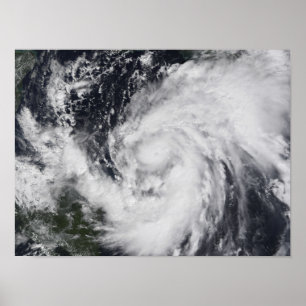 Pôster Furacão Wilma no Atlântico e no caribe