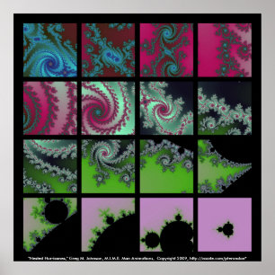 Pôster Furacões aninhados