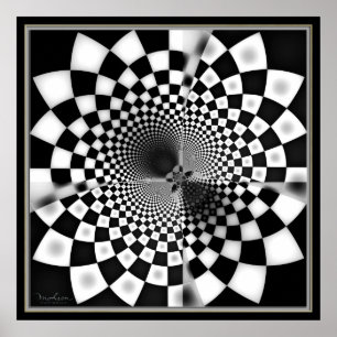 Pôster Furo Checkered misterioso