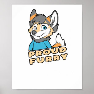 Poster Furry Engraçado Engraçado Furado Engraçado Furado