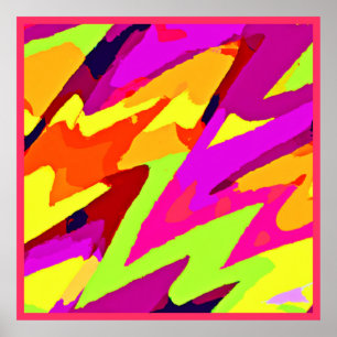 Poster Fusão de Arte Cromática