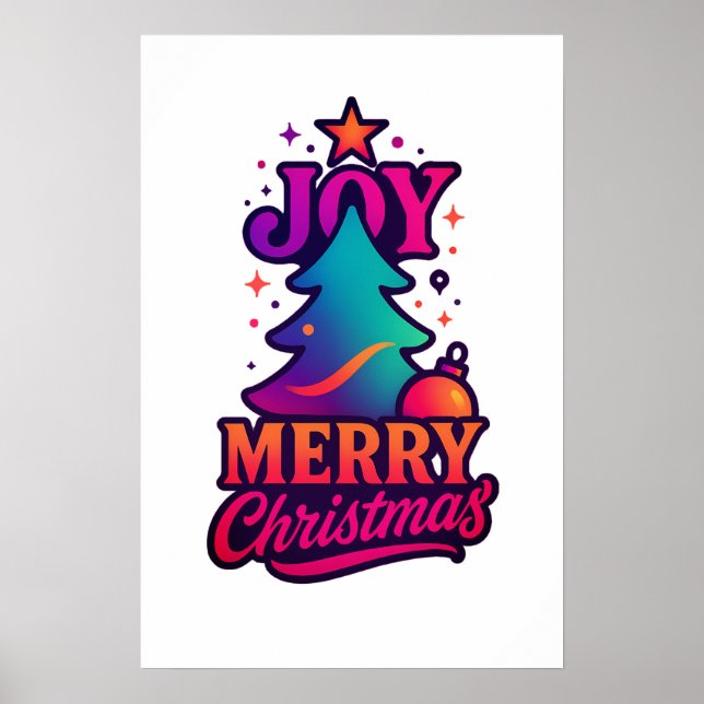 Poster Fusão de Natal Radiante (Frente)