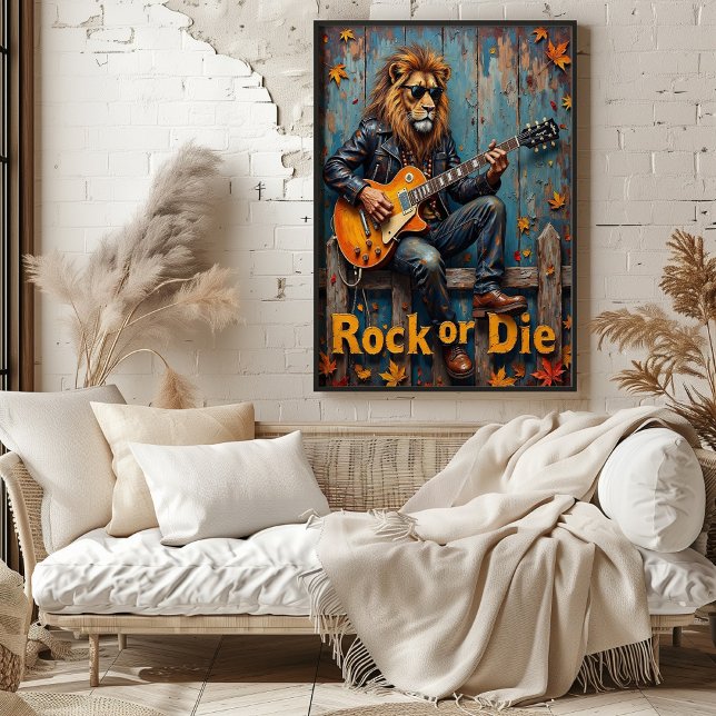 Poster Fusão de Queda: Hino Grunge do Leão (Criador carregado)