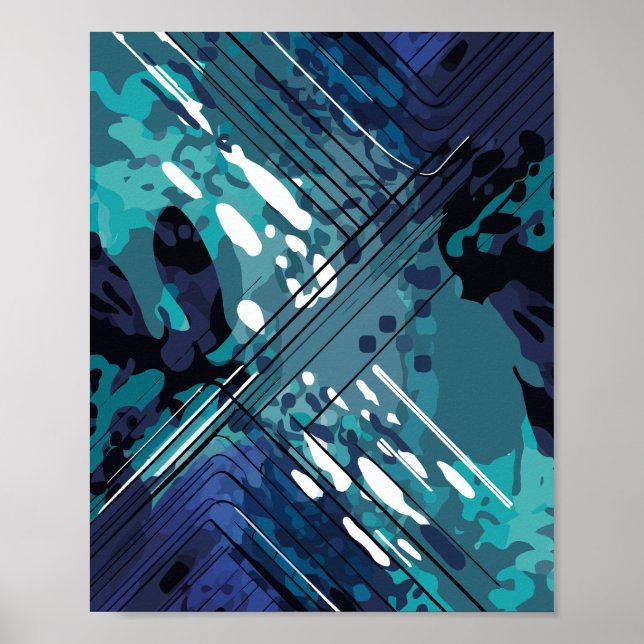 Poster Fusão Oceânica Geométrica (Frente)