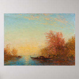 Poster Fusine, Environs De Venise - Félix Ziem