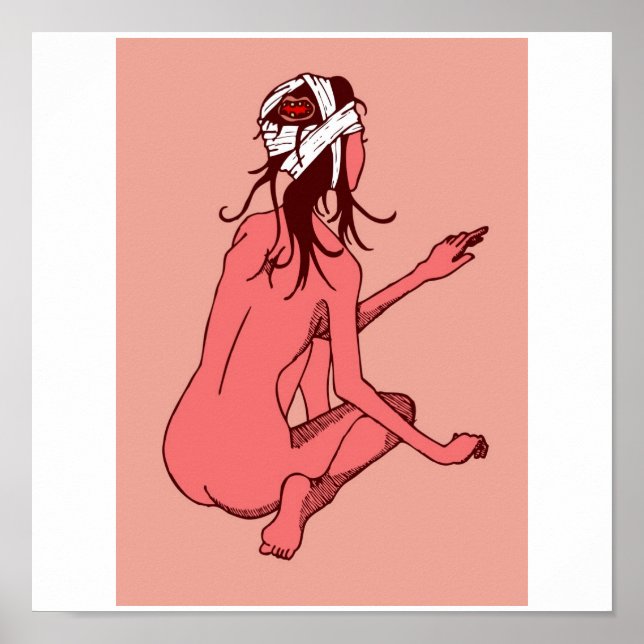 Pôster Futakuchi Onna (Frente)