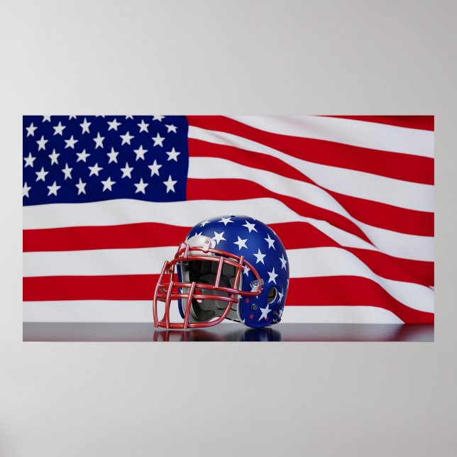 Poster Futebol americano (Frente)