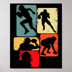 Poster Futebol Americano Boys Mens 1