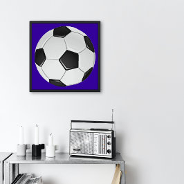 Poster Futebol Americano ou Futebol de Associação Pequeno
