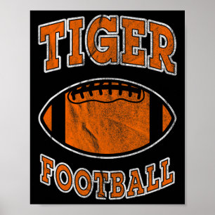 Poster Futebol Americano Vintage Distressed 