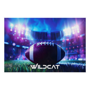 PÔSTER FUTEBOL AMERICANO - WILDCAT