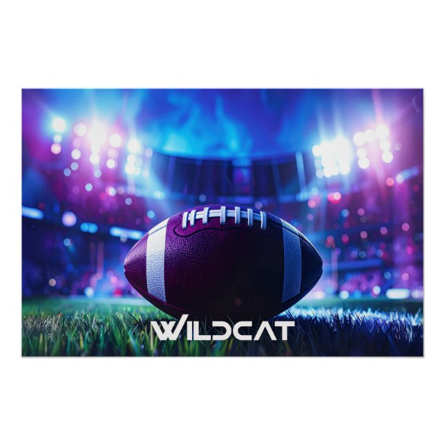 PÔSTER FUTEBOL AMERICANO - WILDCAT (Frente)