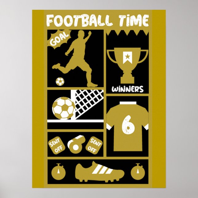 Poster Futebol britânico (Frente)