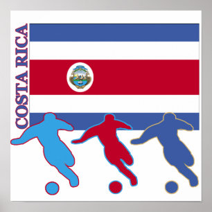 Poster Futebol Costa Rica