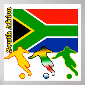 Poster Futebol da África do Sul