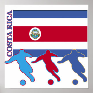 Poster Futebol da Costa Rica