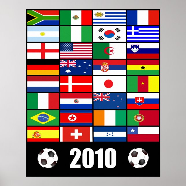 Poster Futebol de 2010 (Frente)