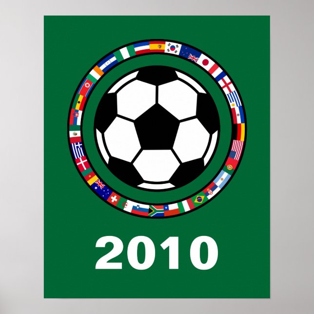 Pôster Futebol de 2010 (Frente)