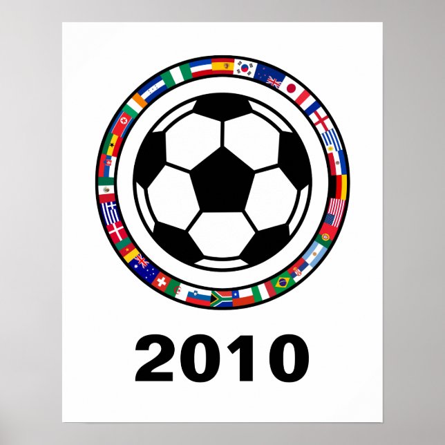 Pôster Futebol de 2010 (Frente)