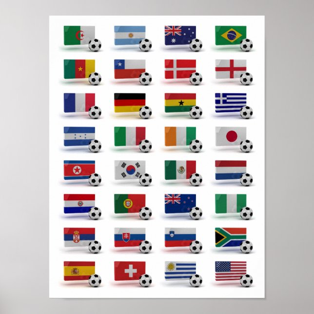 Poster Futebol de 2010 (Frente)