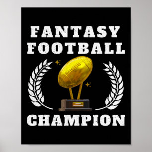 Poster Futebol de 2025 Campeão de Fantasia