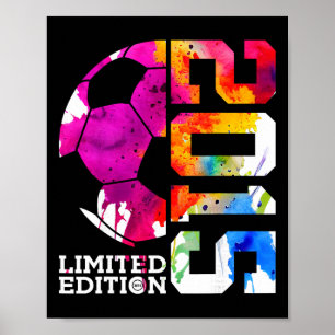 Poster Futebol de Aniversário de 10 anos Edição Limitada