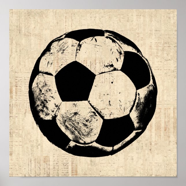 Poster Futebol de esportes de esportes de bola (Frente)