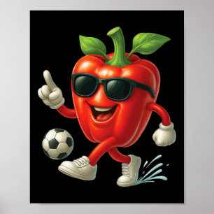 Poster Futebol de Pimentão 