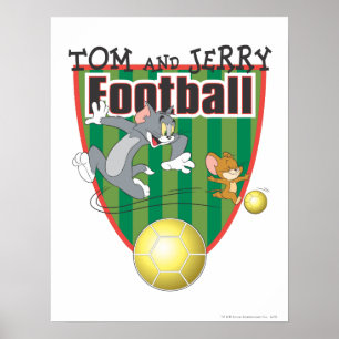 Pôster Futebol de Tom e de Jerry (futebol) 6