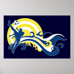 Poster futebol de verão