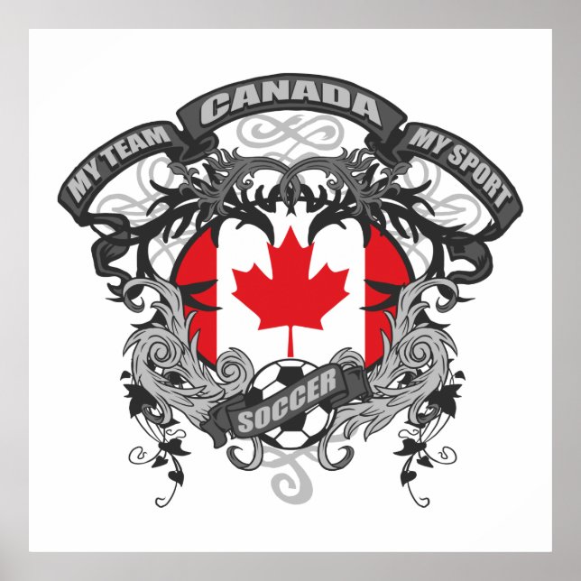 Poster Futebol do Canadá (Frente)