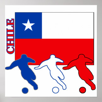 Pôster Futebol do Chile