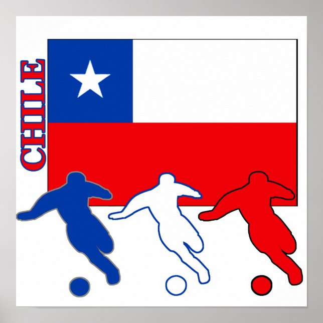 Pôster Futebol do Chile (Frente)