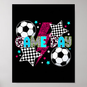 Poster Futebol do Dia do Jogo Futebol Pré-Jogo do Dia
