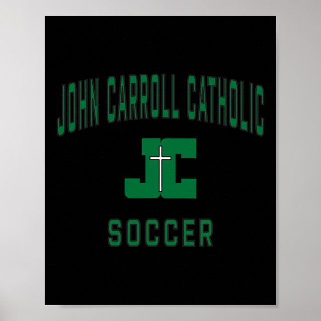 Poster Futebol do John Carroll Catholic High School Caval (Frente)