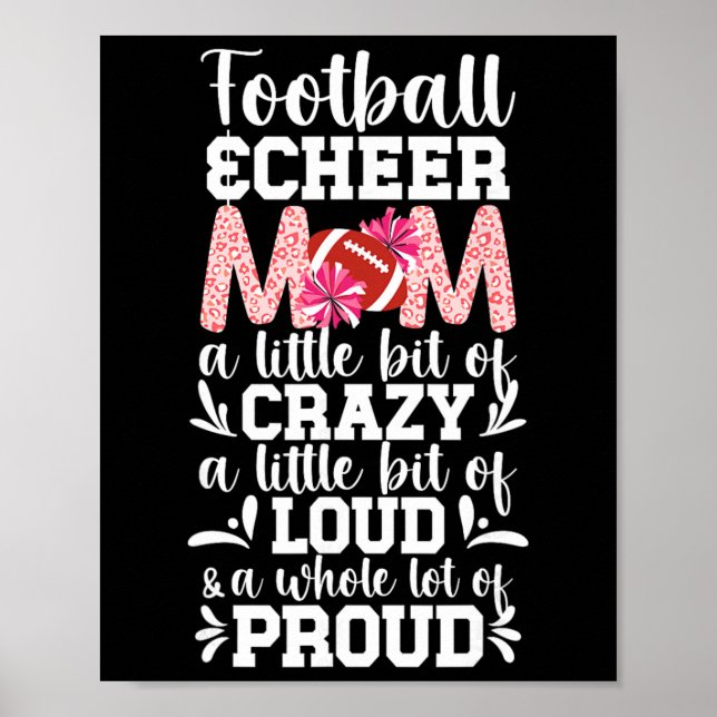 Poster Futebol E Animação Orgulhe A Mamãe Futebol E Lider (Frente)